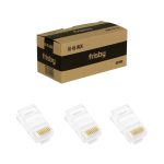 Frisby FNW-RJ4519N UTP Cat5 RJ45 Konnektör 100'lü - Görsel 3
