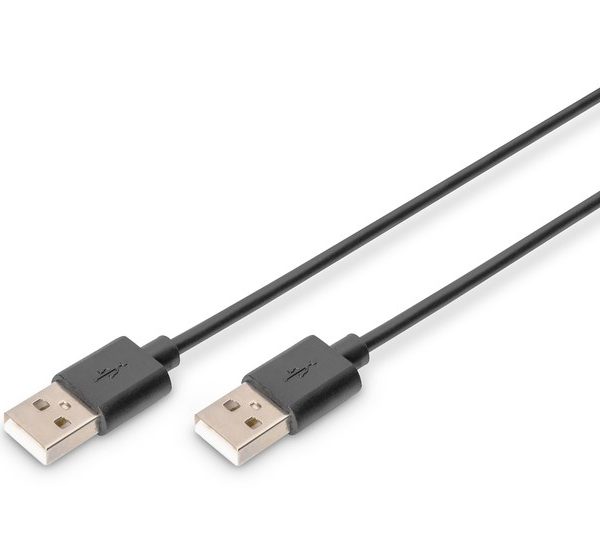 Digitus USB 2.0 Bağlantı Kablosu Siyah (1m) - AK-300100-010-S