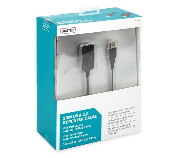 Digitus USB 2.0 Uzatma Kablosu (20m) - DA-73102