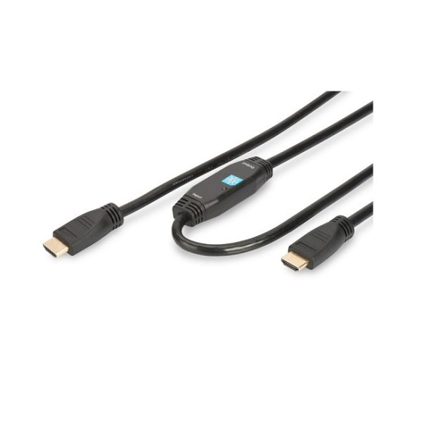 Digitus HDMI Kablo Altın Uçlu Siyah (40m) - AK-330105-400-S