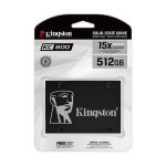 Kingston KC600 512GB 2.5'' SATA SSD (550/520MB) - SKC600/512G - Görsel 3