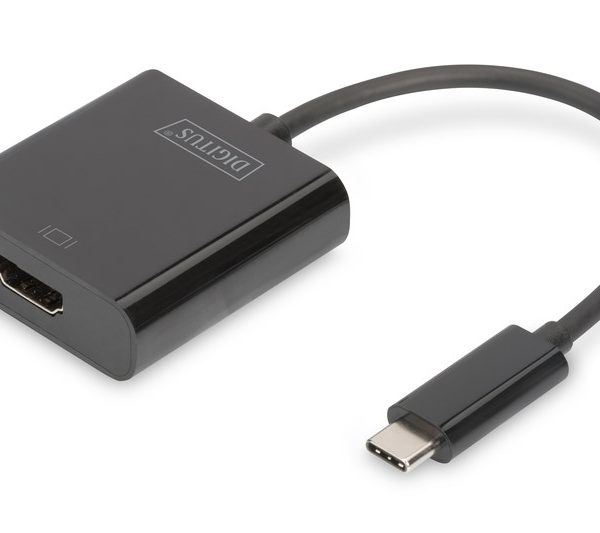 Digitus Type-C Erkek to HDMI Dişi Çevirici (4K) - DA-70852