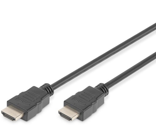 Digitus HDMI Kablo Altın Uçlu Siyah (3m) FHD - AK-330114-030-S