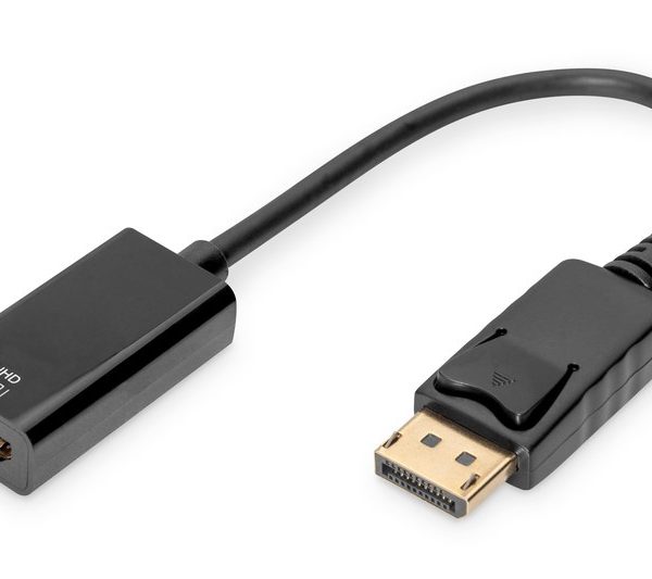 Digitus DisplayPort Erkek to HDMI Dişi Çevirici - AK-340415-002-S