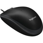 Logitech B100 Kablolu Optik Mouse Siyah 910-003357 - Görsel 3