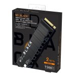 WD Black SN850X 2TB M.2 NVMe SSD (7300/6600) - WDS200T2XHE - Görsel 2