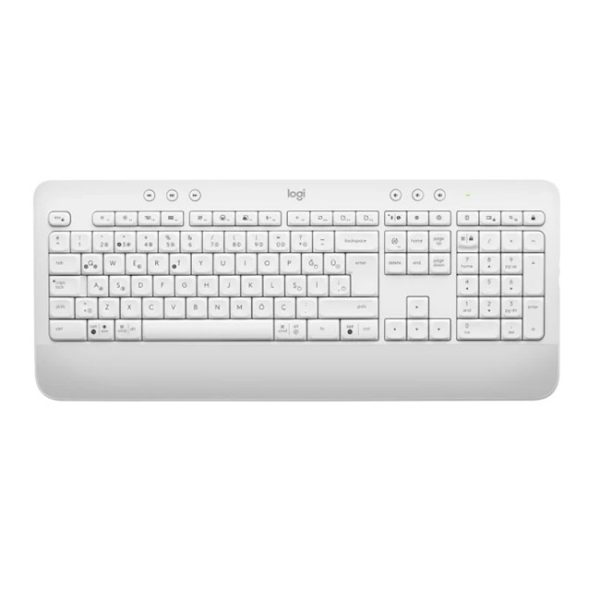 Logitech K650 Signature Bluetooth Klavye Beyaz - 920-010973