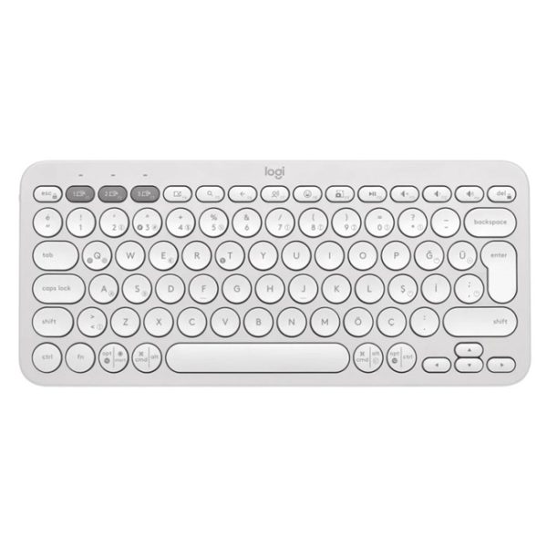 Logitech K380s Çakıl Tuşlu Bluetooth Klavye Beyaz - 920-011860