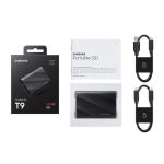 Samsung T9 1TB Usb 3.2 Gen 2x2 Type-C Siyah - MU-PG1T0B/WW - Görsel 3