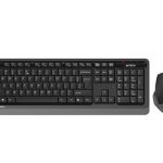 A4-Tech Kablosuz Set Gri (FG1035)