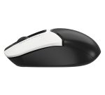 A4-Tech Kablosuz Mouse Nano Beyaz-Siyah (FG12S) - Görsel 2