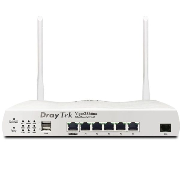 Draytek Vigor 2866ax VDSL2&ADSL2 Dual-WAN Firewall - VIGOR 2866AX