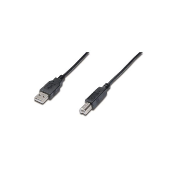 Digitus Yazıcı Kablosu Siyah USB 2.0 (3m) - AK-300102-030-S