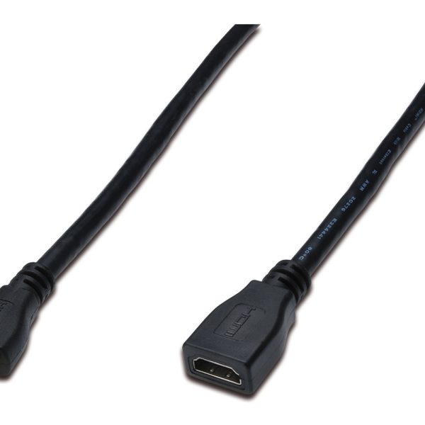 Digitus HDMI Uzatma Kablosu Siyah (2m) - AK-330201-020-S