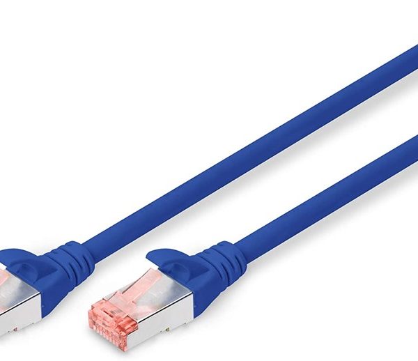 Digitus Zırhlı Patch Kablo Cat6 Mavi (10m) - DK-1644-100/B