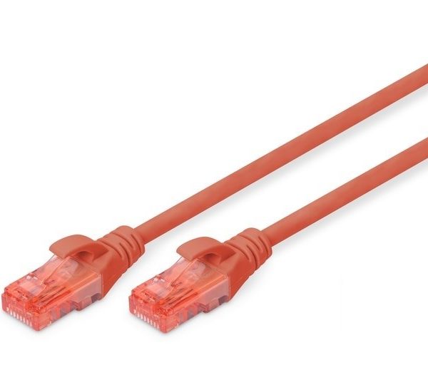 Digitus Patch Kablo Cat6 Kırmızı (0.5m) - DK-1617-005/R