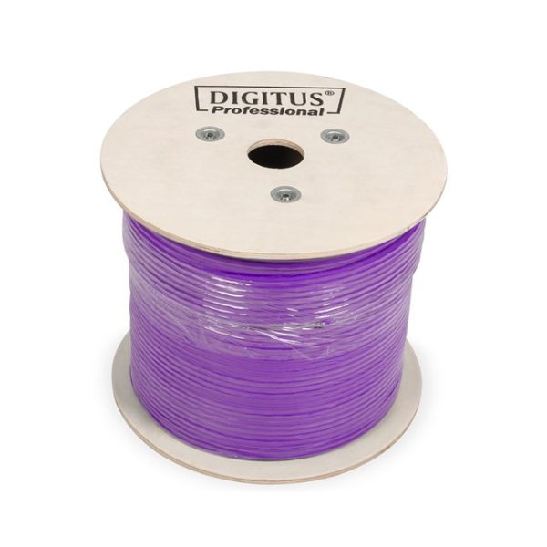 Digitus Cat6 Mor UTP Makara Kablo Saf Bakır (500m) - DK-1613-VH-5