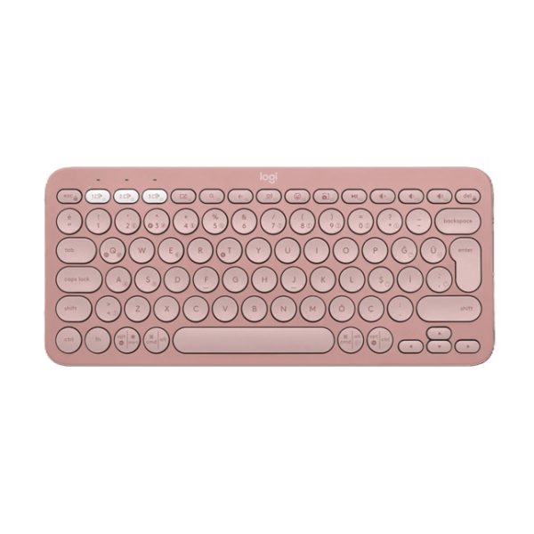 Logitech K380s Çakıl Tuşlu Bluetooth Klavye Pembe - 920-011861