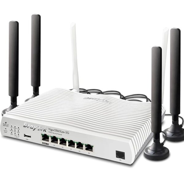 Draytek Vigor2865Lax-5G Dual SIM LTE VPN Router - VIGOR2865LAX-5G