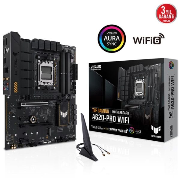 Asus Tuf Gaming A620-Pro Wifi AM5 Ryzen Hdmi Dp - 90MB1FR0-M0EAY0