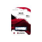 Kingston NV3 500GB M.2 NVMe SSD (5000-3000MBs) - SNV3S/500G - Görsel 3