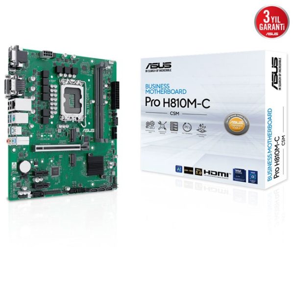 Asus Pro H810M-C Csm D5 1851P Vga Dvi Hdmi Dp - 90MB1KHP-M0EAYC