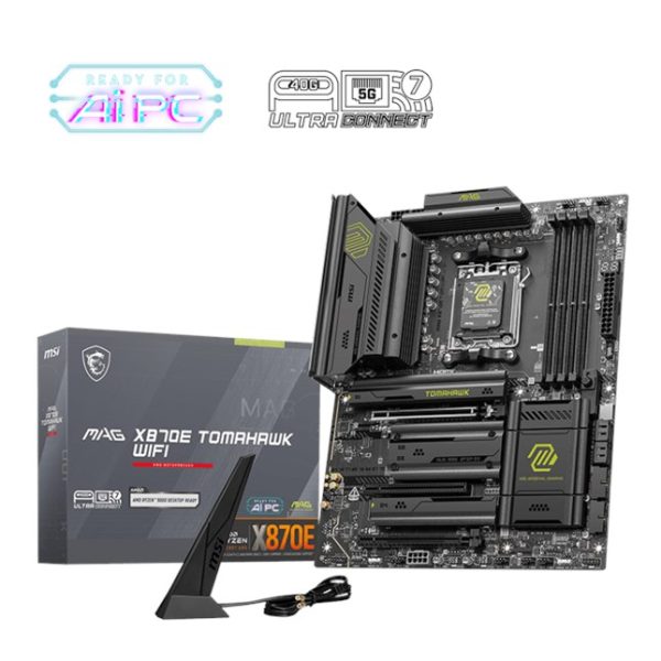 MSI Mag X870E Tomahawk Wifi AM5 Ryzen D5 Type-C - MAG X870E TOMAHAWK WIFI