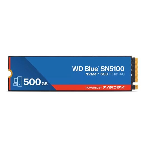 WD Blue SN5100 500GB M.2 NVMe SSD (6600/5600) - WDS500G5B0E