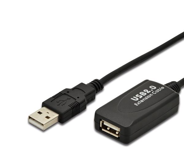 Digitus USB Uzatma Kablosu Siyah (5m) - DA-70130-4
