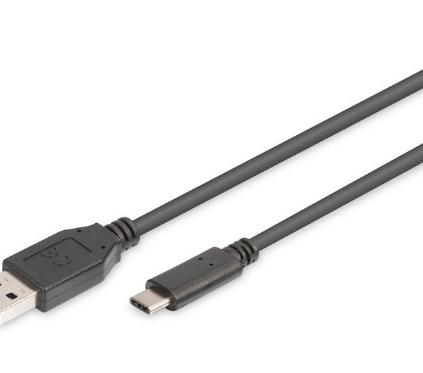 Digitus Şarj Data Type-C - USB 3.0 (1m) - AK-300136-010-S