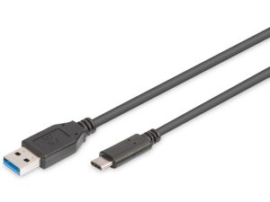 Digitus Şarj Data Type-C - USB 3.0 (1m) - AK-300136-010-S - Görsel 3