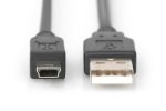 Digitus AK-300108-018-S USB2.0-MiniUSB Kablo(1.8m) - Görsel 2