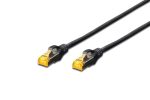 Digitus Zırhlı Patch Kablo Cat6A Siyah (0,25m) - DK-1644-A-0025/BL