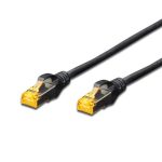 Digitus Zırhlı Patch Kablo Cat6A Siyah (0,25m) - DK-1644-A-0025/BL