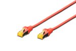 Digitus Zırhlı Patch Kablo Cat6A Kırmızı (0,5m) - DK-1644-A-005/R
