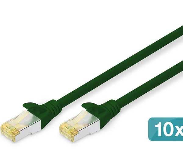 Digitus Zırhlı Patch Kablo Cat6A Yeşil (2m) - DK-1644-A-020/G