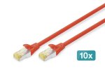 Digitus Zırhlı Patch Kablo Cat6A Kırmızı (3m) - DK-1644-A-030/R