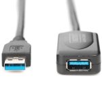 Digitus USB Uzatma Kablosu Siyah (5m) - DA-73104