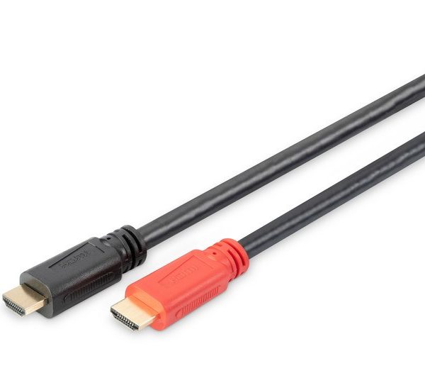 Digitus HDMI Kablo Altın Uçlu Siyah (10m) 4K - AK-330118-100-S