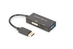 Digitus DisplayPort to VGA+ HDMI + DVI Çevirici - AK-340418-002-S