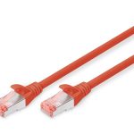 Digitus Zırhlı Patch Kablo Cat6 Kırmızı (1m) - DK-1644-010/R