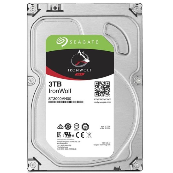 Seagate IronWolf 3TB 5900Rpm 64MB -ST3000VN006