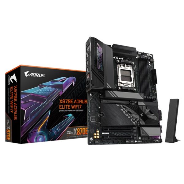 Gigabyte X870E Aorus Elite Wifi 7 D5 AM5 Type-C - X870E-AORUS-ELITE-WIFI7