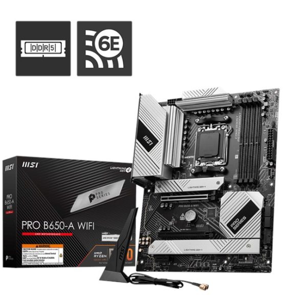 MSI Pro B650-A Wifi D5 AM5 Hdmi Dp Type-C - PRO B650-A WIFI
