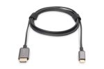 Digitus Type-C Erkek to HDMI Görüntü Adaptör Kablo - DA-70821
