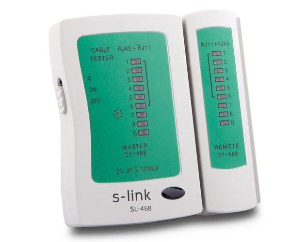 S-Link SL-468 RJ-45,RJ-11 Lüks Kablo Test