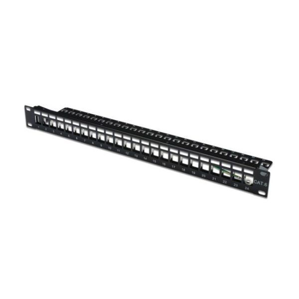 Digitus 24 Port Patch Panel Modüler Boş Cat6 - DN-91411