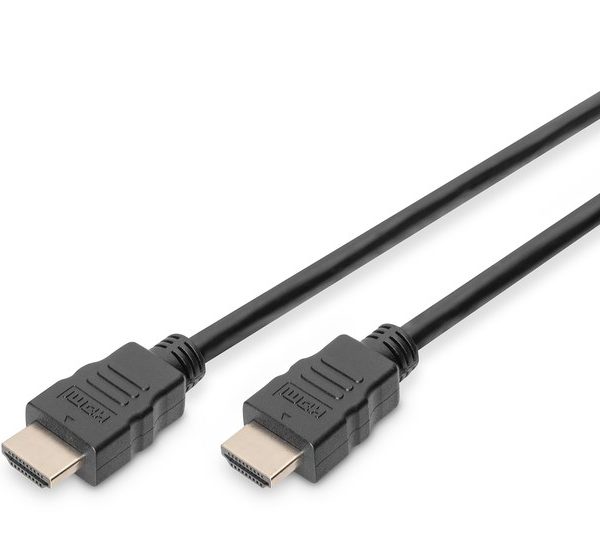 Digitus HDMI Kablo Altın Uçlu Siyah (3m) 4K - AK-330107-030-S